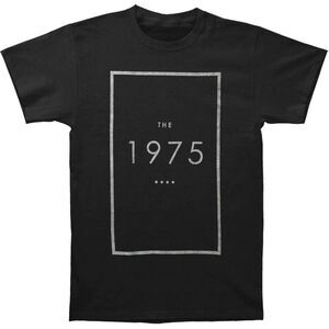 The 1975 Unisex Adult Logo Cotton T-Shirt / Black